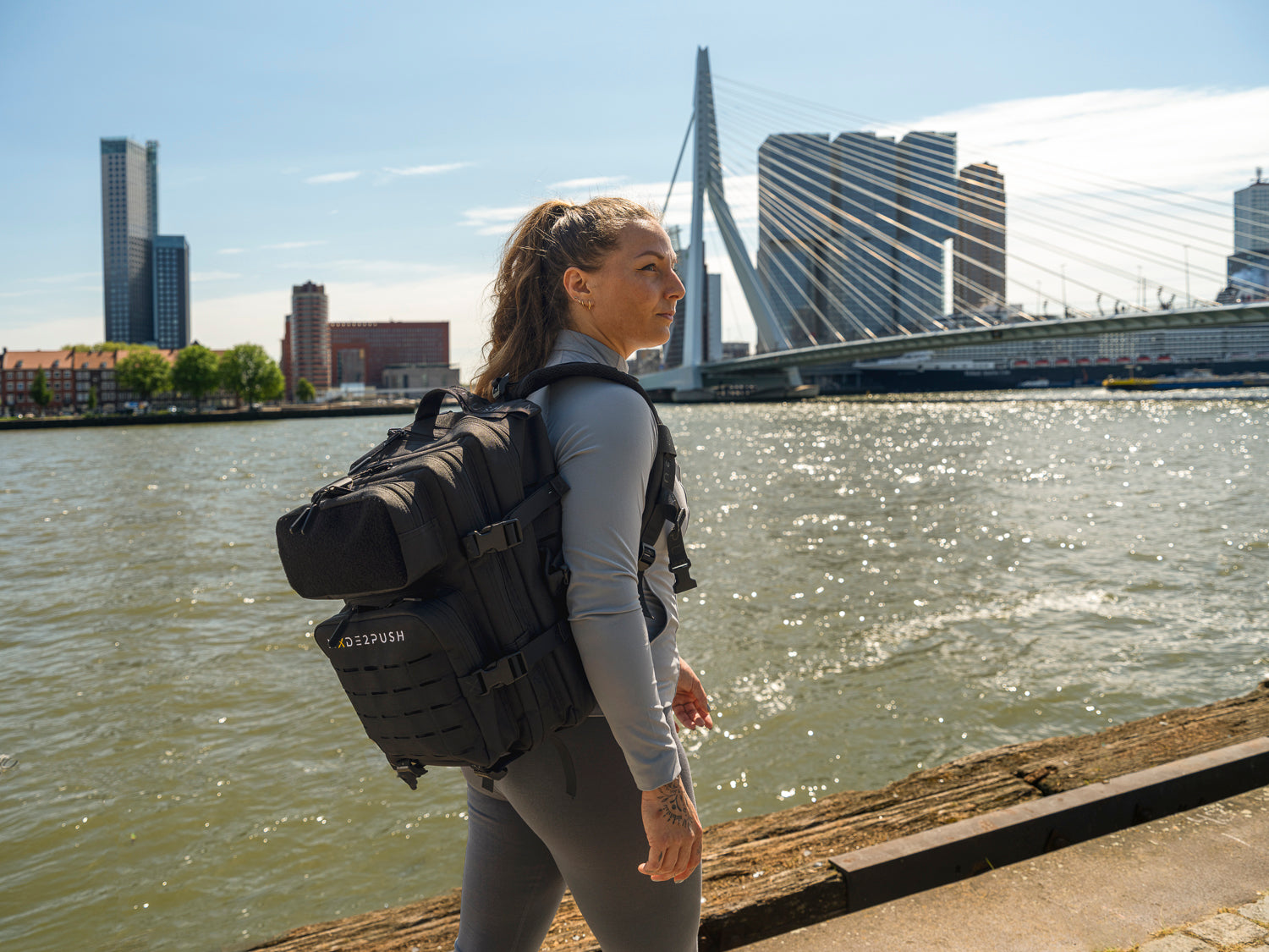 Backpack Medium - Zwart 25 Liter